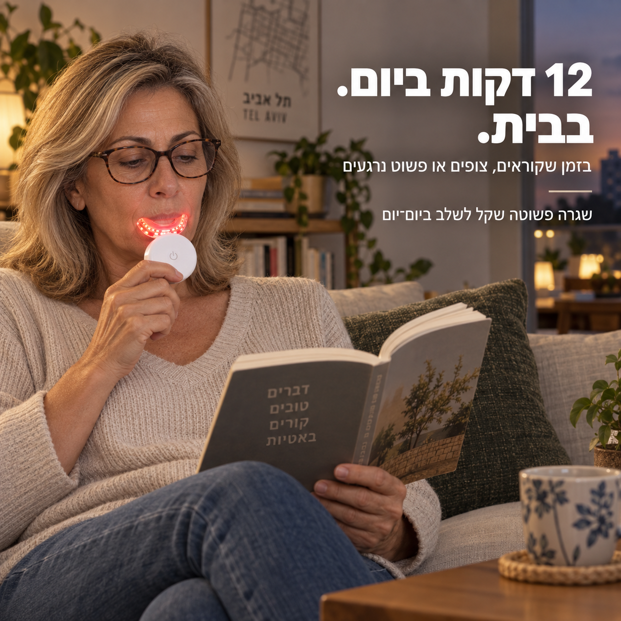 GumRenew Pro - טיפול אור אקטיבי בחניכיים ב-12 דקות ביום