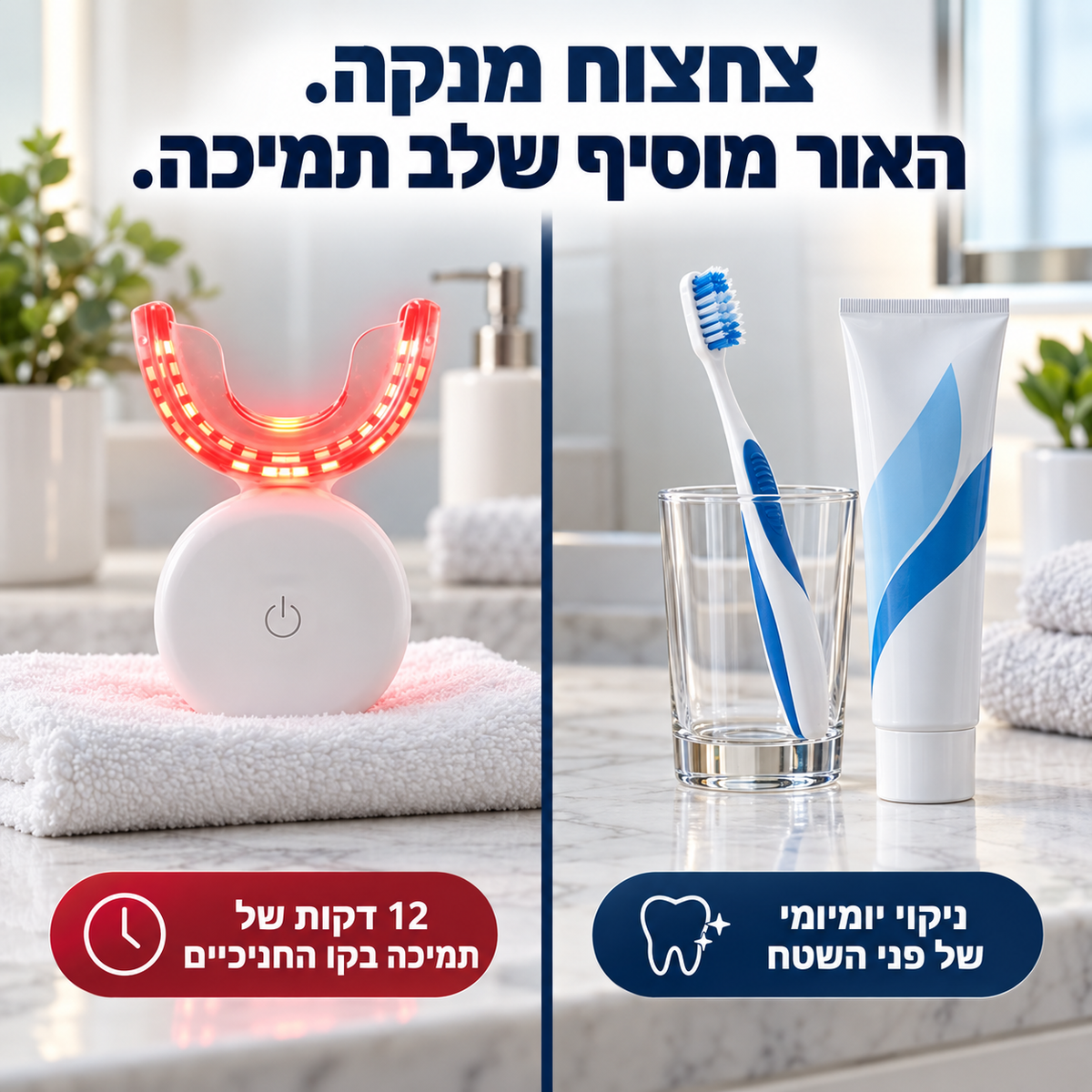 GumRenew Pro - טיפול אור אקטיבי בחניכיים ב-12 דקות ביום