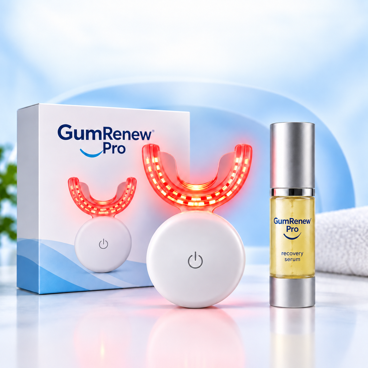 GumRenew Pro - טיפול אור אקטיבי בחניכיים ב-12 דקות ביום